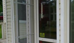 Москитная распашная сетка на дверь